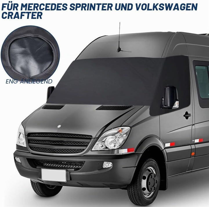 Opaltool Auto Windschutzscheiben Abdeckung, Faltbar 600D Wasserdicht Wetterfest Frontscheibe Wrap Co