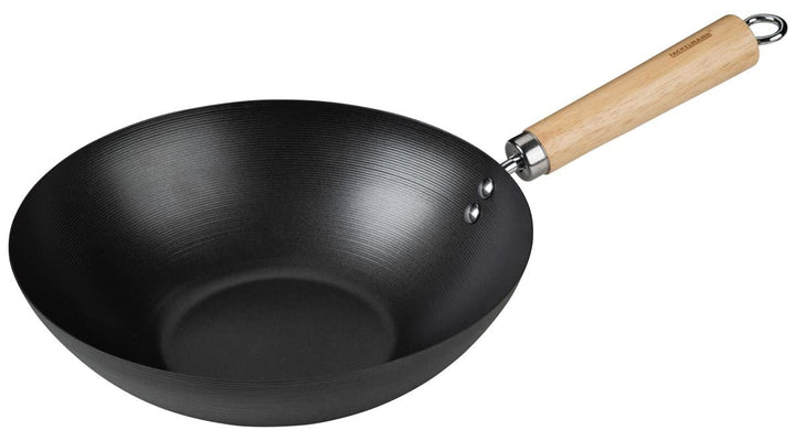 FACKELMANN Wokpfanne 26 cm – Wok zum Kochen, Schmoren und Braten – Für Gas-, Ceran- und Elektroherd