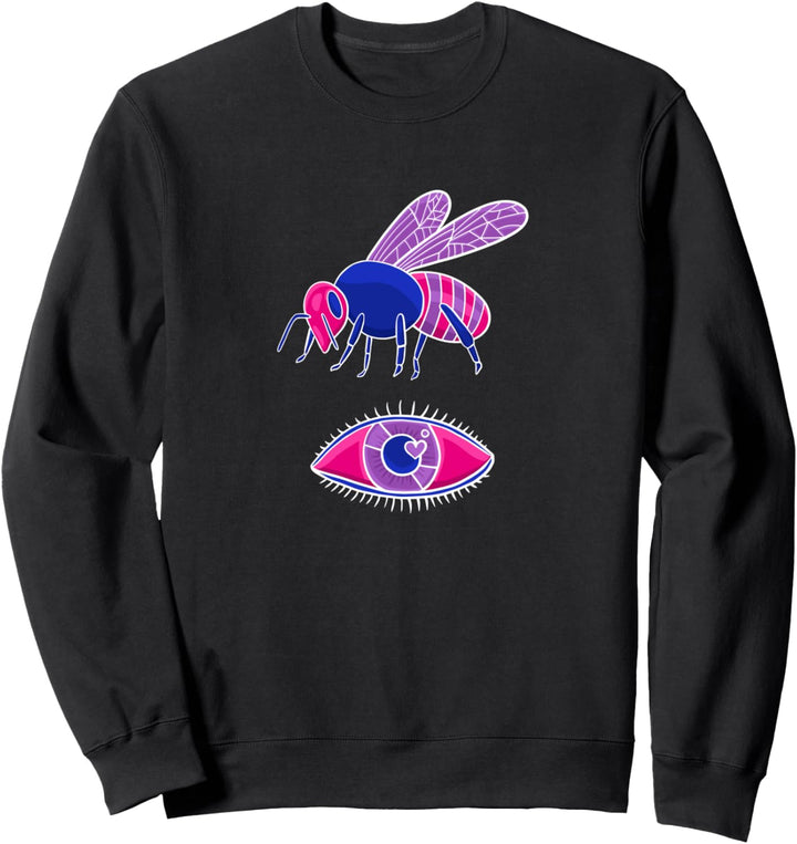 Bisexuelle Pride Bienenauge Bi Pride Sweatshirt