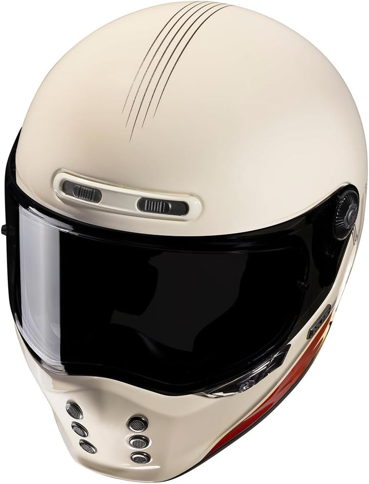 HJC V10 Tami Integralhelm (beige/rot), M