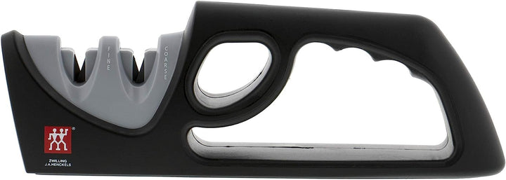 ZWILLING 2-stufiger Durchziehspitzer, 32602-000 Edelstahl 2-stufiger Durchziehschärfer, Edelstahl 2-