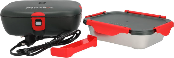 FAITRON HeatsBox Style+, Elektrische Lunchbox, Warmhaltebox, zum Erhitzen von Speisen, Unterwegs, au