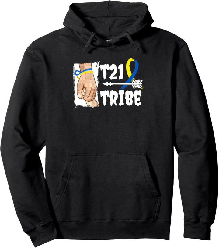 Trisomie 21 Behinderung - Familie Down Syndrom Pullover Hoodie