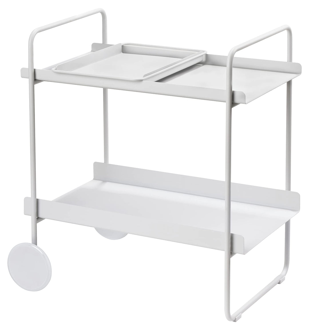 Zone Denmark A-Cocktail Trolley Barwagen, 60,6 x 40,5 x 66,4 cm, Soft Grey 60,6 x 40,5 x 66,4 cm Sof