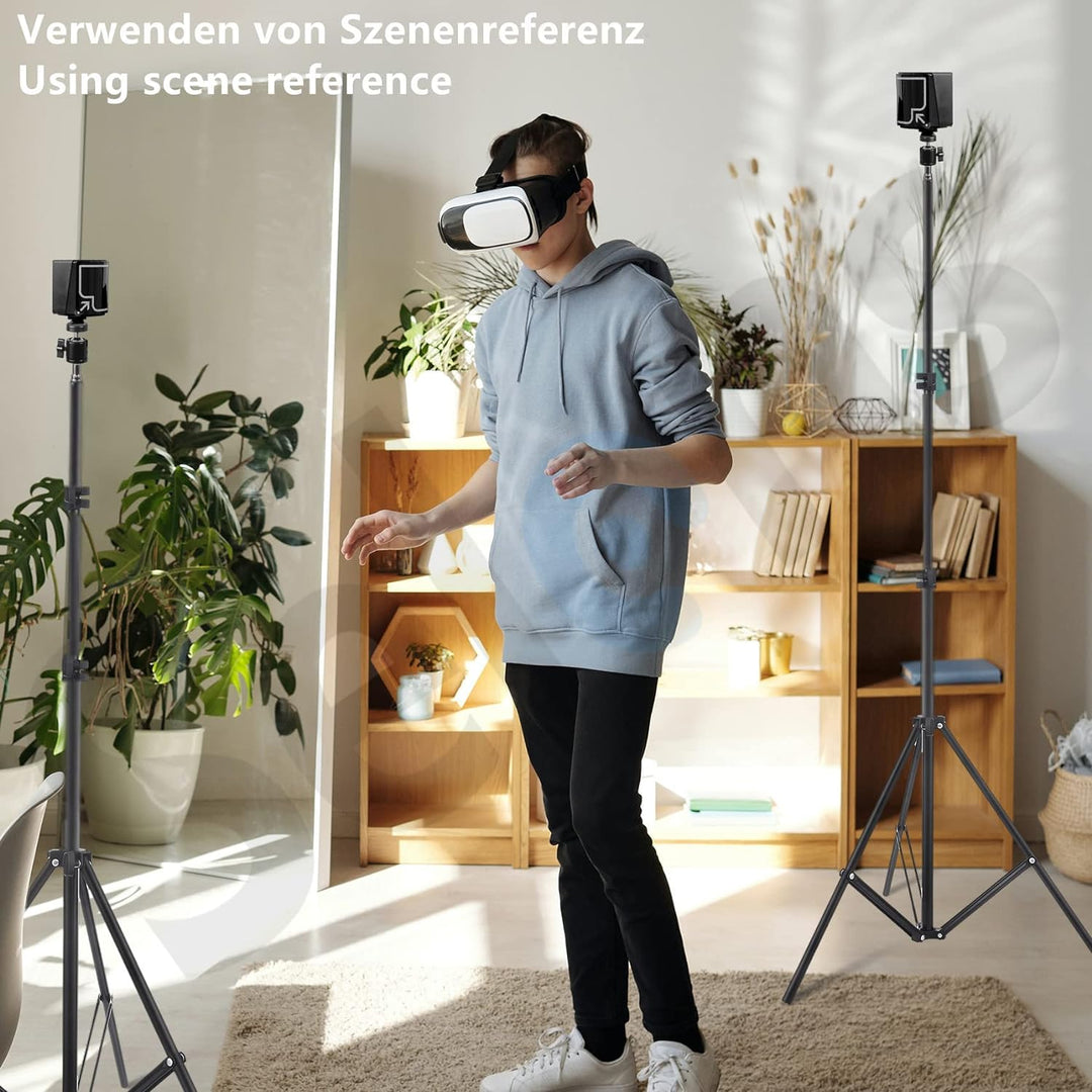 Selens 200cm Lichtstativ Light Stand Kit 2 Stück für HTC Vive VR Spiel Fotografie Produkt, Einstellb