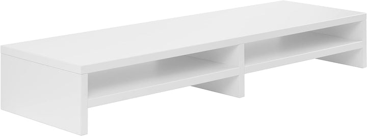 boho office® ergonomischer Monitoraufsatz, Bildschirmerhöhung, Monitorständer, Tischaufsatz mit viel
