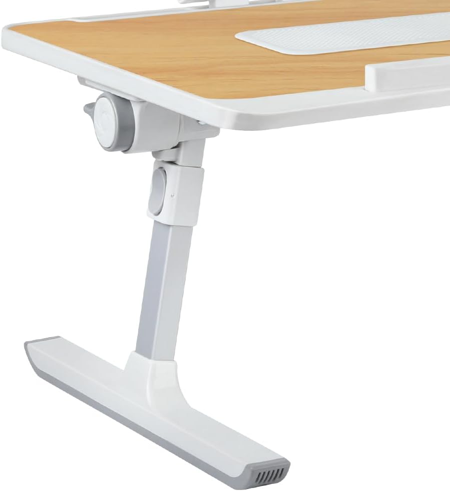 LANTUS Laptop-Ständer fürs Bett, Betttisch mit Laptop-Kühler, Halterung für Tablet, Schublade, höhen