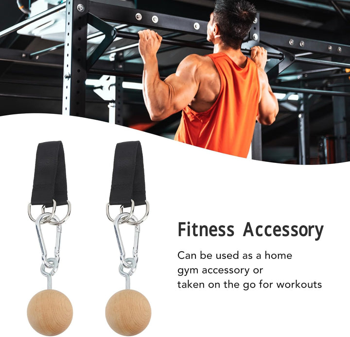 Holz Klimmzugbälle, rutschfeste Handgriffe, Krafttraining Geräte, Pull-Up Training für Fitness, Boul