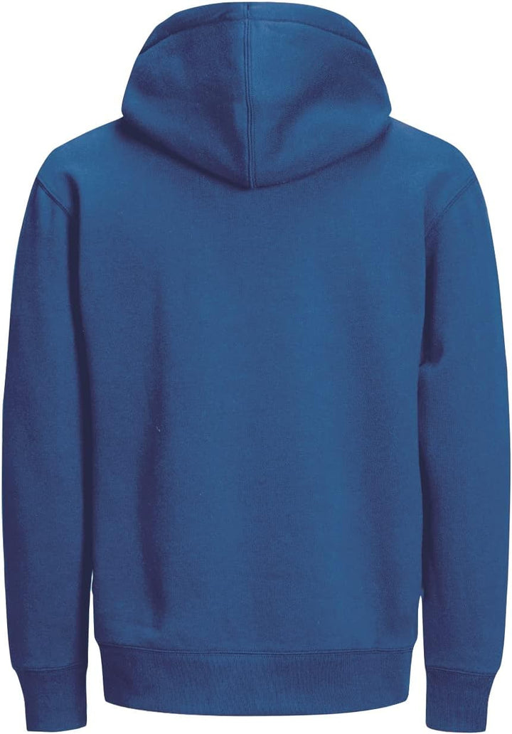 JACK & JONES Herren Soft Sweat Hood Kapuzenpullover, Bequemer Pullover für Männer XS Blau (Bright Co