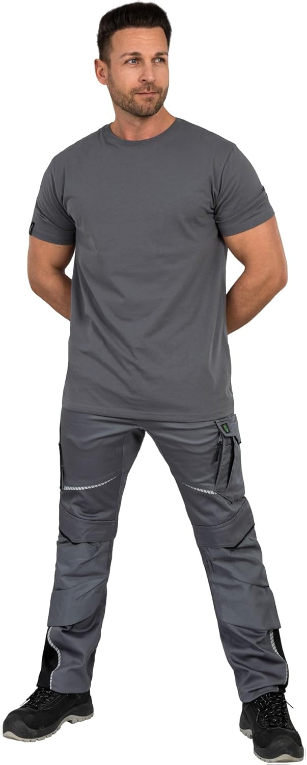 Leibwächter Casual-Line Herren Arbeitsshirt Baumwolle, Arbeits T-Shirt Kurzarm, T-Shirts für Herren