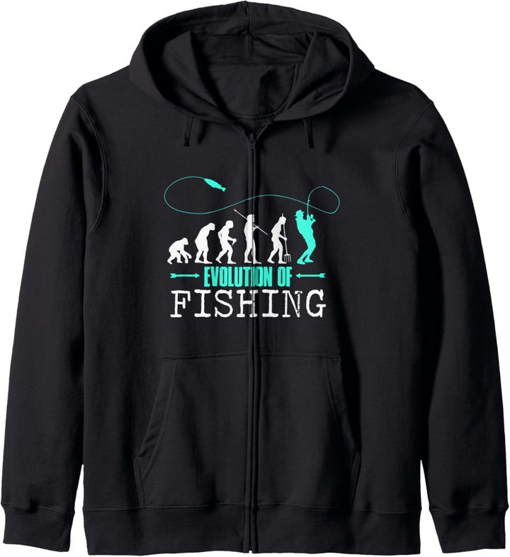 Angler Entwicklung des Angel-Lustigers Angel Spruch Kapuzenjacke