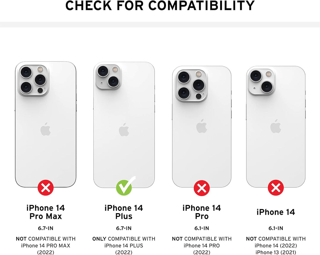 Urban Armor Gear UAG Plasma Hülle kompatibel mit Apple iPhone 14 Plus [Wireless Charging kompatibles