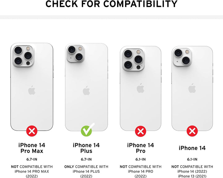 Urban Armor Gear UAG Plasma Hülle kompatibel mit Apple iPhone 14 Plus [Wireless Charging kompatibles