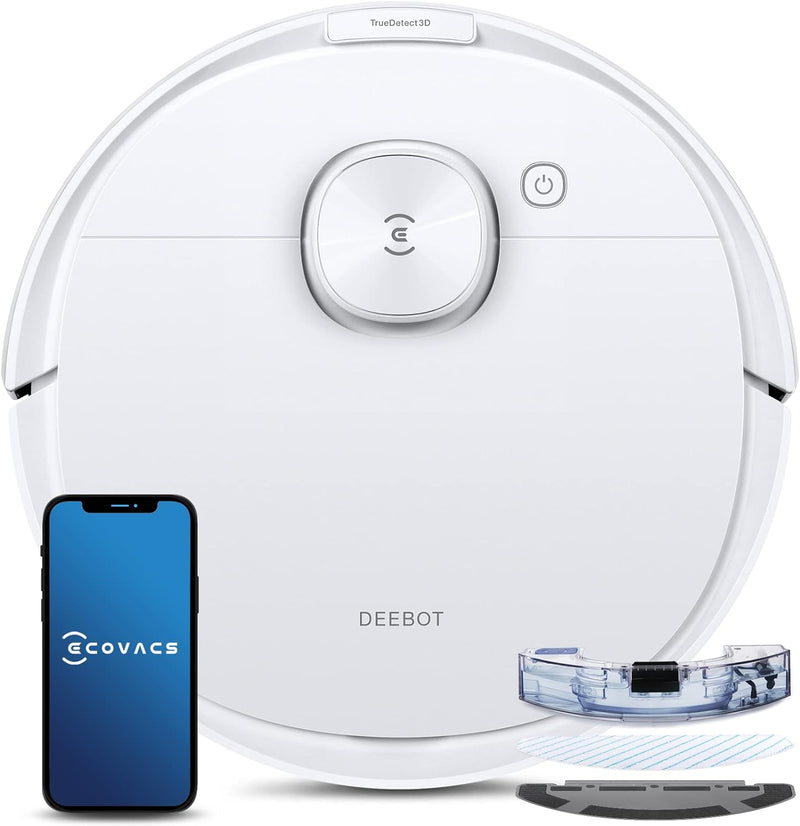 ECOVACS DEEBOT N8 PRO Saugroboter mit Wischfunktion, 2600Pa, 3D-Hinderniserkennung, Staubsauger Robo