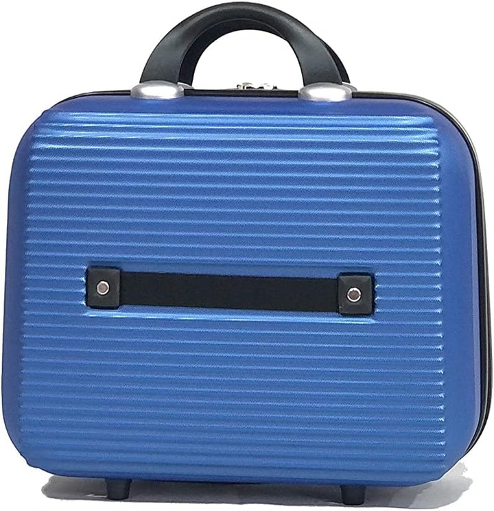 Kabine/Mittelgrosser Koffer mit oder ohne Vanity, Blau - 5859, Vanity 17 Pouces