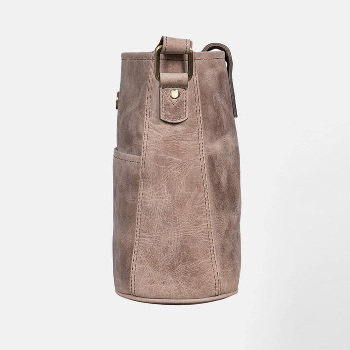LEABAGS Leder Handtasche Damen I Premium Echtleder Umhängetasche I Damen Schultertasche I Damentasch