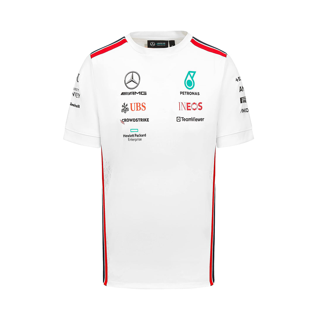 MERCEDES AMG PETRONAS Formula One Team - 2023 Team-T-Shirt XL Weiss, XL Weiss