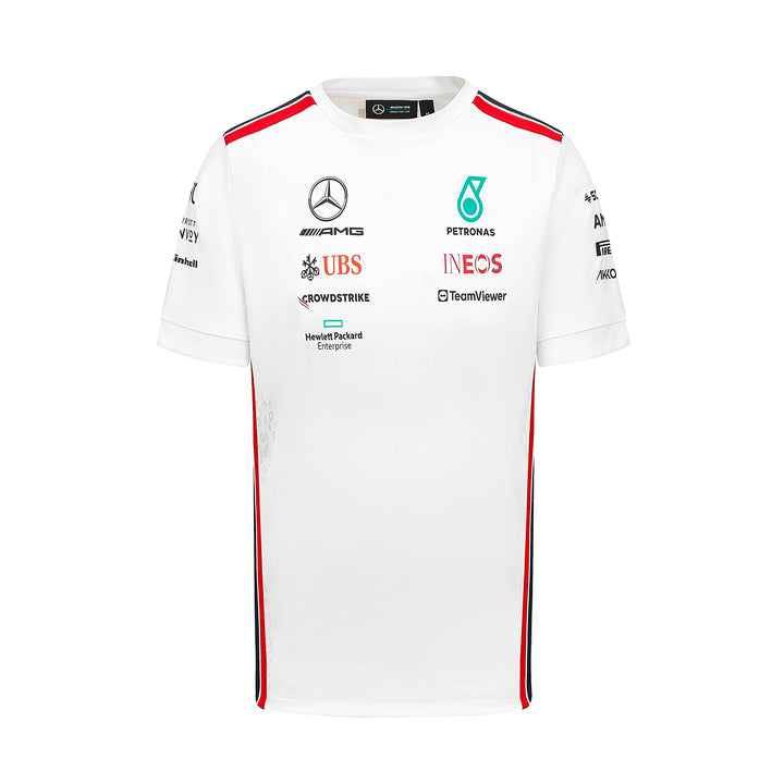Mercedes AMG Petronas Formel 1 Team - 2023 Team T-Shirt M Weiss, M Weiß