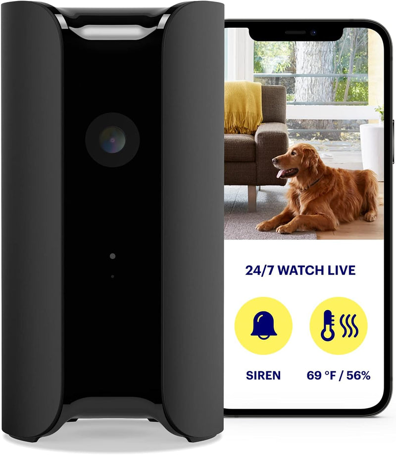 Canary Pro Indoor Überwachungskamera 1080p HD WiFi IP, 24/7 Live-Übertragung, Sirene, Raumklima-Über