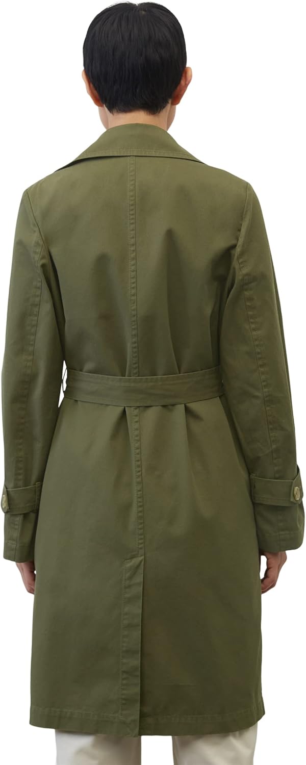 Marc O'Polo Damen Woven Coats 38 477-Wilde Olive, 38 477-Wilde Olive