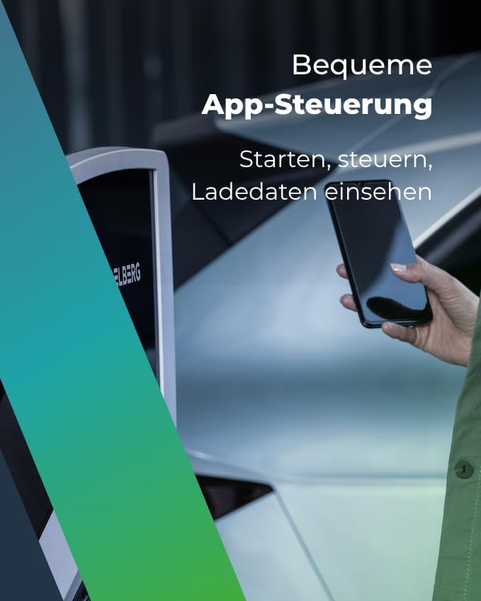 Wallbox 11 kW mit App + RFID | EV-Charger Made in Germany | Einfache Installation | Connect.Home Lad