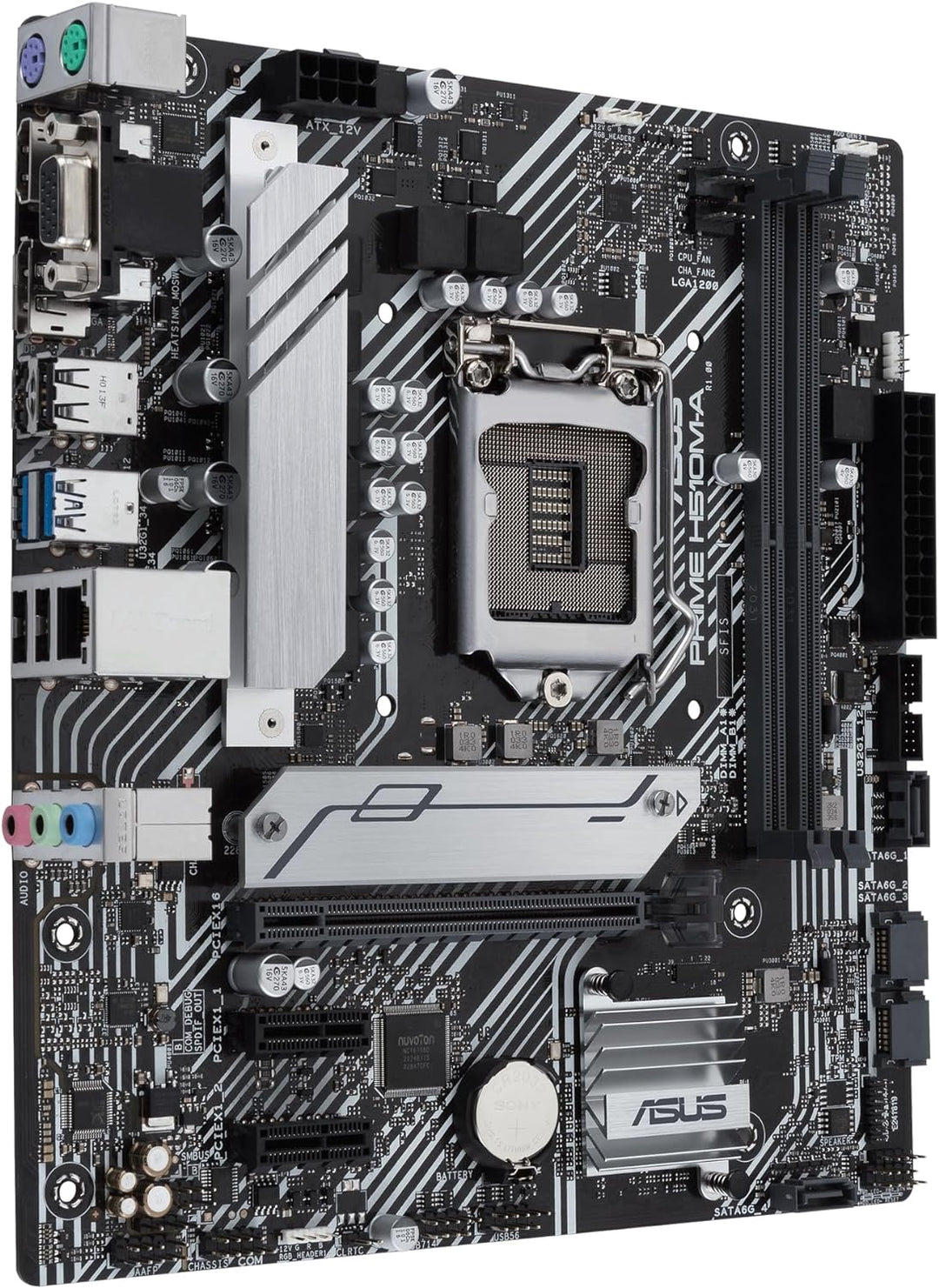 ASUS Prime H510M-A Gaming Mainboard Sockel Intel LGA1200 (mATX, M.2, USB 3.2 Gen 1 Typ-A, Intel 1Gbi