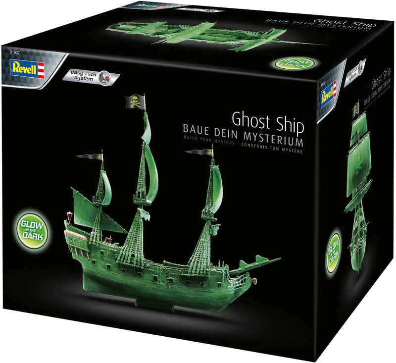 Revell Adventskalender Ghost Ship I Adventskalender zum Basteln I Modellbausatz zusammenbauen in 24