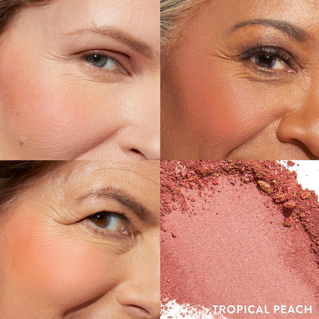 LAURA GELLER NEW YORK Baked Blush-n-Brighten Marbleized Blush-Tropical Peach Creamy Lightweight Matt