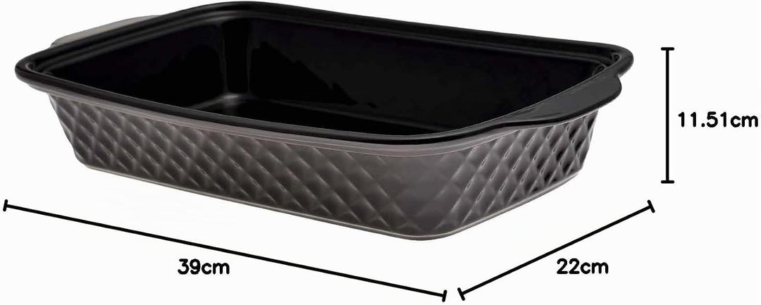 4BIG.fun Speisewärmer aus Keramik 2 L Chafing Dish Buffet-Set Keramik-Chafer Buffetwärmer Warmhalteb