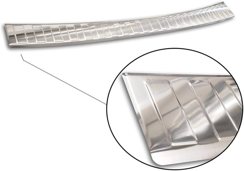 Avisa Edelstahl Heckstossstangenschutz kompatibel mit Peugeot 308 II SW 2013-2017 & Facelift 2017-20