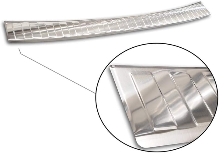 Avisa Edelstahl Heckstossstangenschutz kompatibel mit Peugeot 308 II SW 2013-2017 & Facelift 2017-20