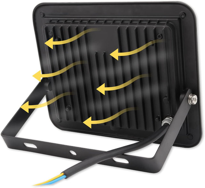 da LIGHT 50W LED Strahler Aussen & Innen, 6000K Kaltweiss 4500lm Aussenleuchte Superhell, LED Fluter