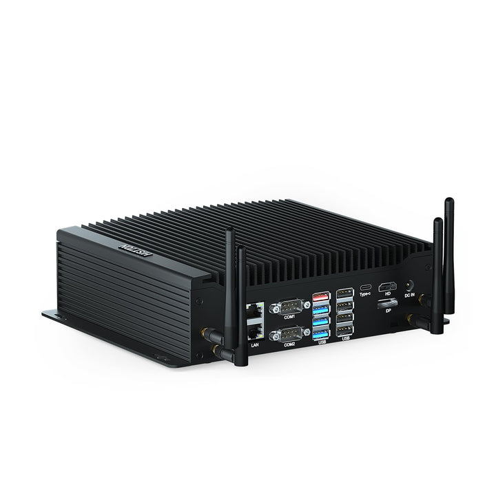HISTTON Mini PC Windows 11 Pro, Industrie-PC Core i7-10710U, DDR4 16GB RAM 1TB M.2 SSD, 2 RS232 + 4
