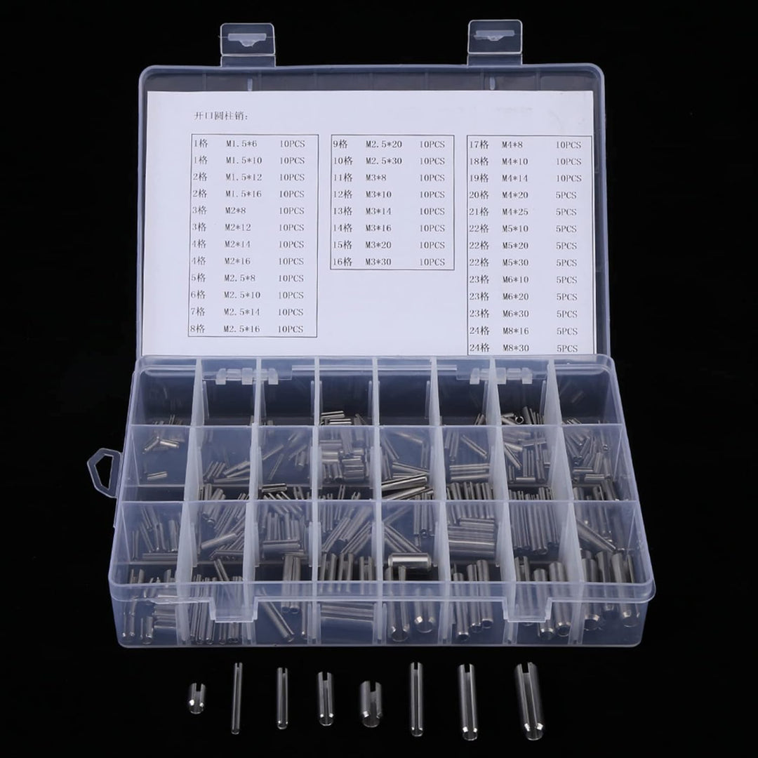 280 Stücke 304 Zylinderstift Kit Edelstahl Elastische Zylinderstift Schrank Möbel Regal Pins Unterst