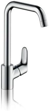 hansgrohe Küchenarmatur Focus M41 (Wasserhahn Küche ohne Schlauchbox, 360° schwenkbar, hoher Komfort