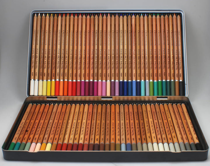 CRETACOLOR Pastel Pencils | Pastellstifte mit hoher Lichtechtheit | 72 Farben 72 Stk