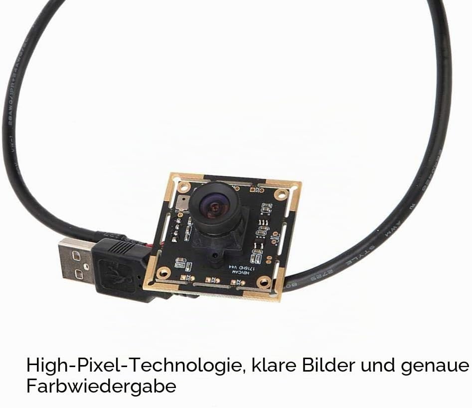 USB-Kameramodul 100 ° -Winkelobjektiv 1920 * 1080 HBV-1716HD mit OV2710-Chip