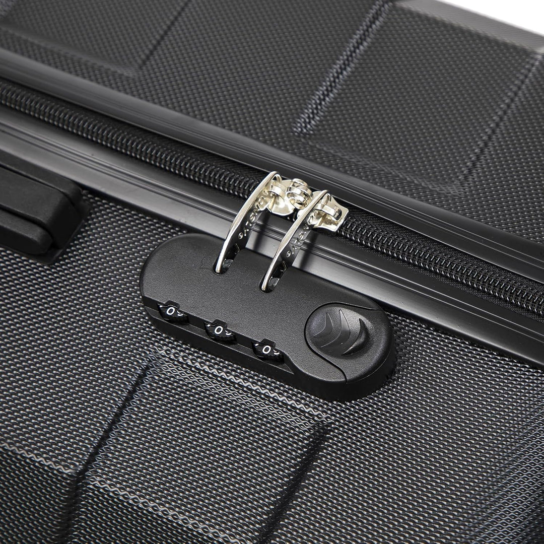 Trolley Reisekoffer, Rollkoffer Handgepäck, Travel Suitcase Hartschalenreisekoffer mit 4 Rollen 360°