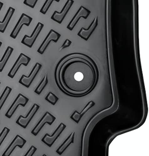 Rizline Passgenau 3D Fussmatten Auto Kompatibel mit Renault Clio II Typ B 1998-2012 Passgenau Gummim