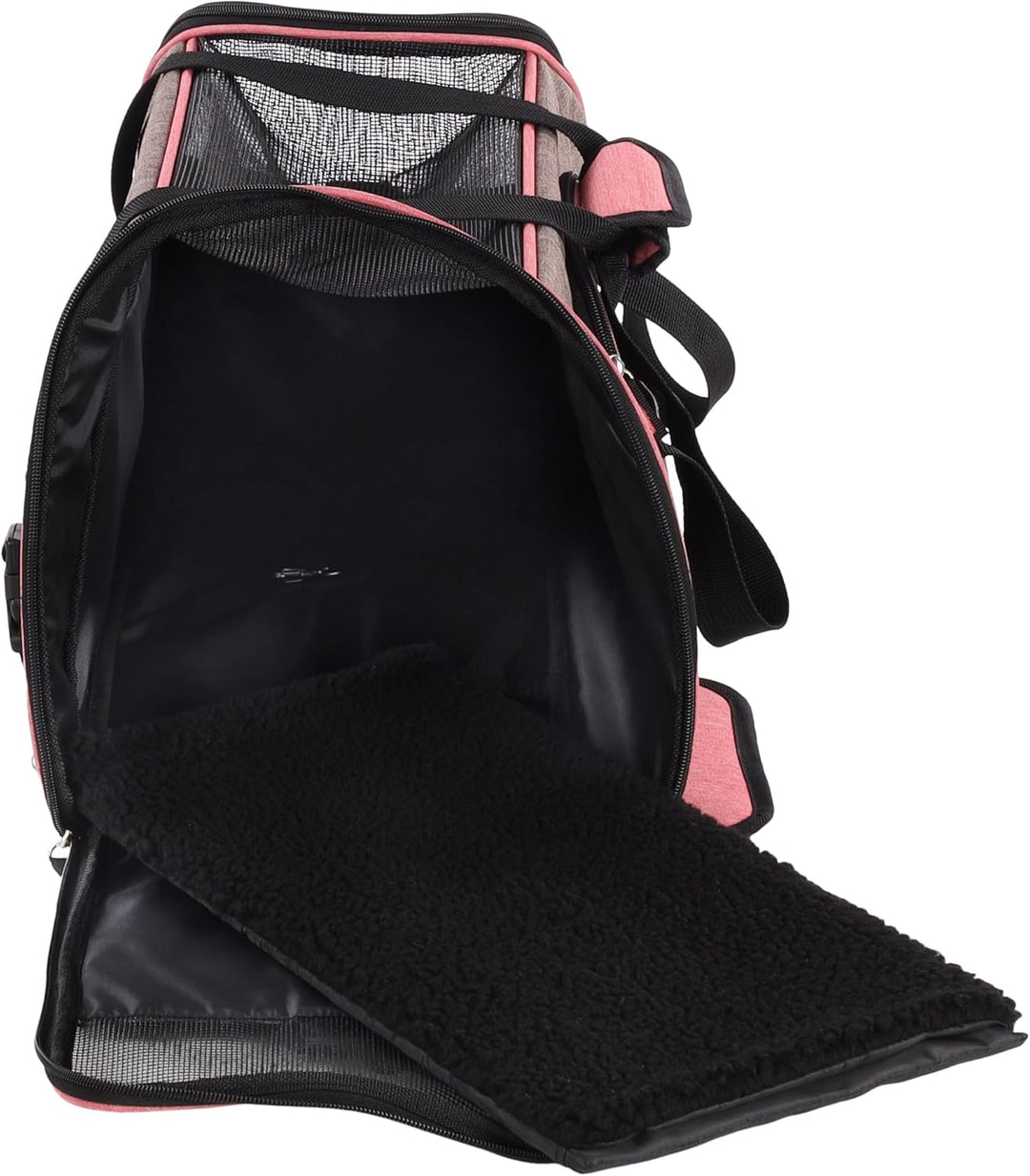Hundetasche - Tragetasche Xandor Taupe – 48x25x33cm – Polyester – Reflektoren – Zubehöröffnung – Aut