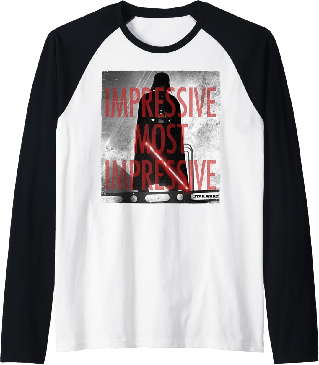 Star Wars Darth Vader Standing Impressive Most Impressive Raglan
