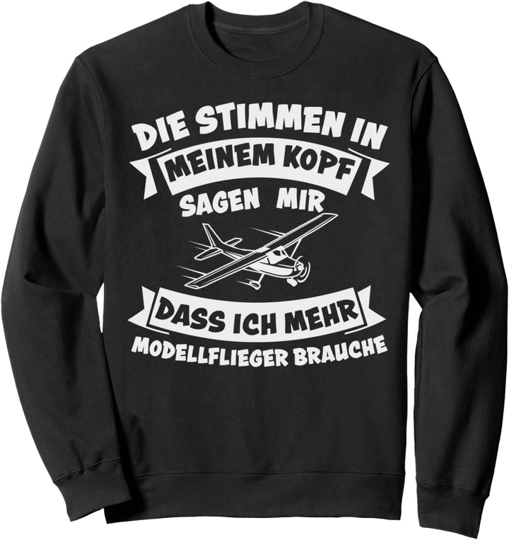 Modellflug Modellflieger RC Pilot Modellbau Sweatshirt