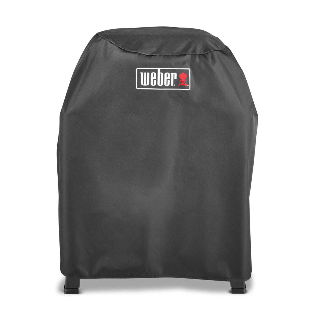 Weber Premium Grill Abdeckhaube für Lumin mit Stand, atmungsaktiv UV- & wasserbeständig, Schutz for