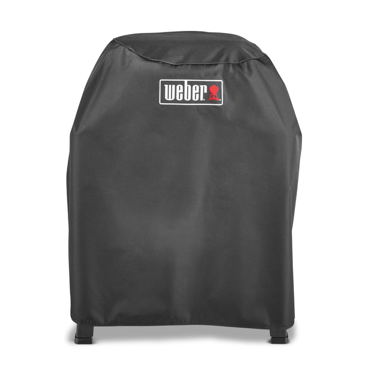 Weber Premium Grill Abdeckhaube für Lumin mit Stand, atmungsaktiv UV- & wasserbeständig, Schutz for