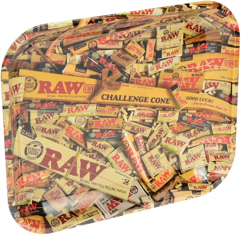 RAW Mixed Products Large Drehtablett Metall 1 Tray, Mittel 18602 beige
