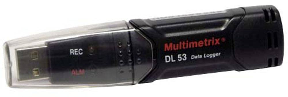 Multimetrix P06230801 DL 53 Luftfeuchte-Datenlogger, Temperatur-Datenlogger Messgrösse Luftfeuchtigk