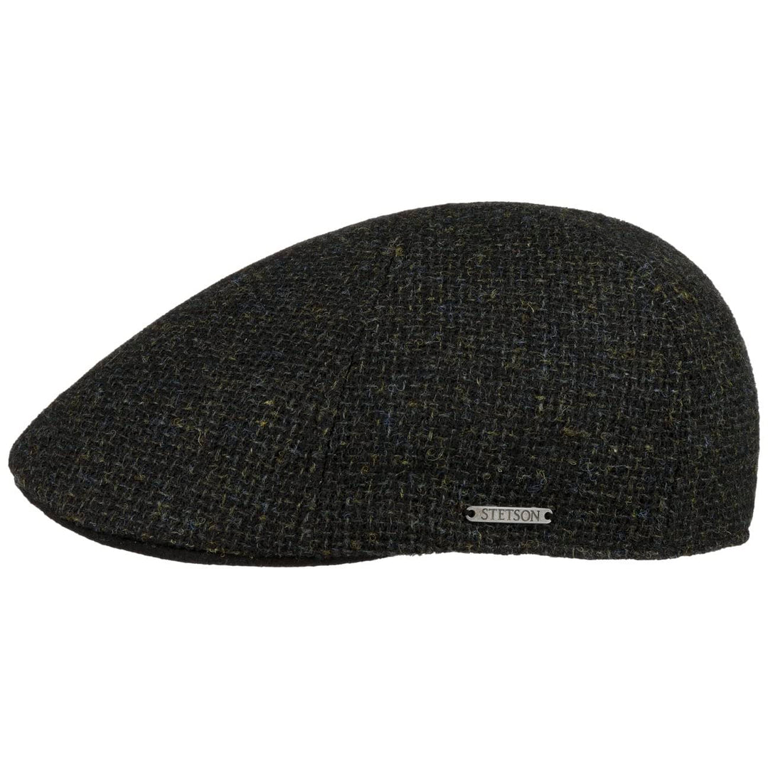 Stetson Texas Classic Wool Flatcap - Schiebermütze Herren - Herrenmütze mit Baumwollfutter - Schirmm