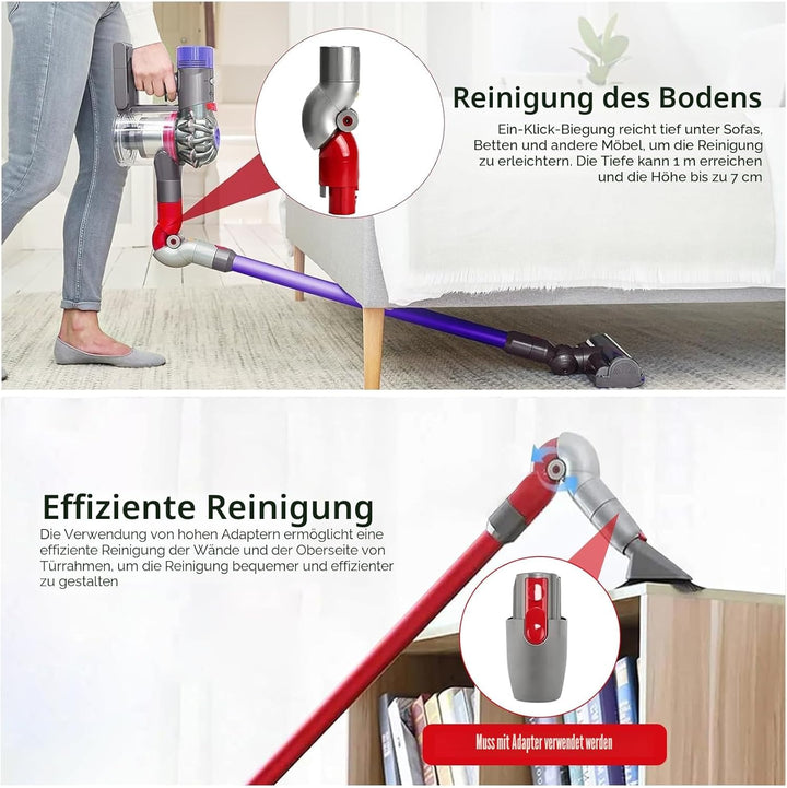 Chuancheng Schnellauslöse-Adapter, Flex Adapter für Niedrige Reichweite, 970790-01 für Dyson-Staubsa