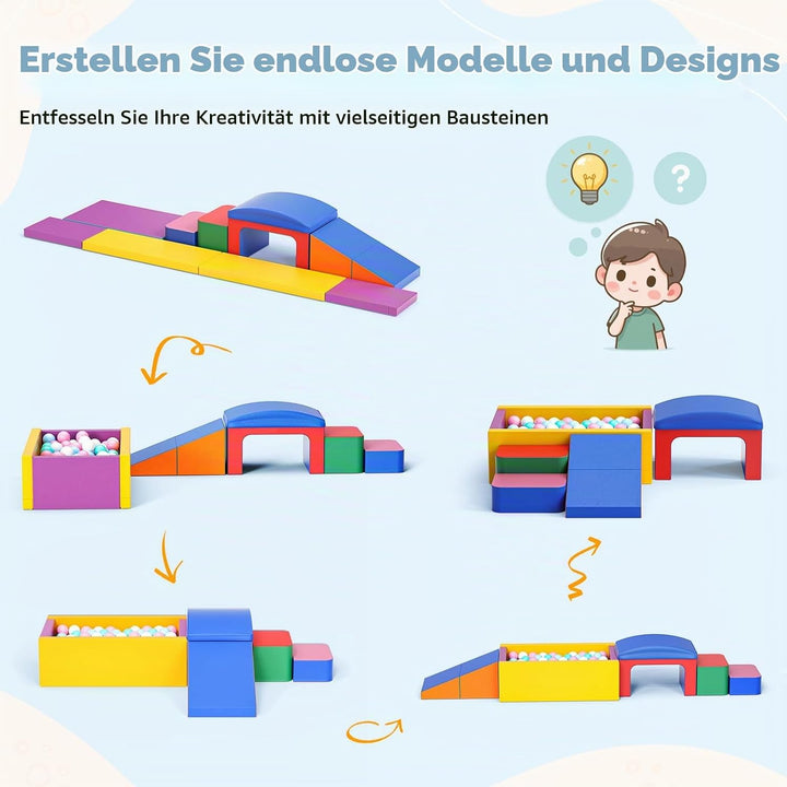 Kinder Schaumstoffbausteine, grosse Schaumstoffbausteine, Indoor-Kletterblöcke, Kinderklettergerüste