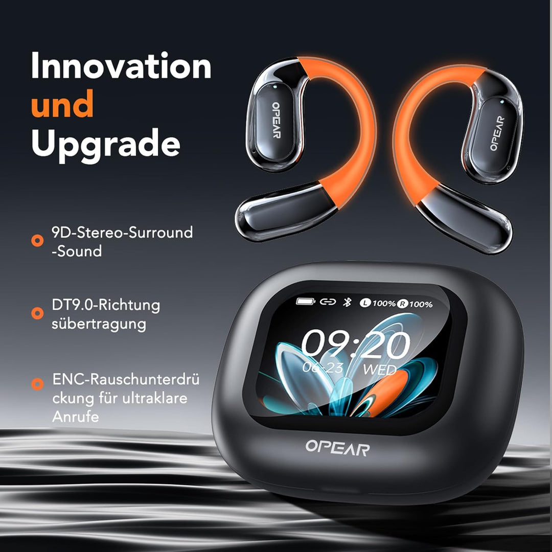 NE27 AI Übersetzer Kopfhörer, Übersetzungskopfhörer in Echtzeit für 134 Sprachen mit LCD Touchscreen